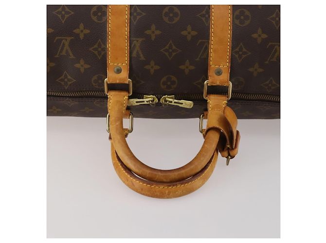 LOUIS VUITTON Monogram Keepall Bandouliere 45 Boston Bag M41418 LV Auth 188489 Monogramma - vista 8