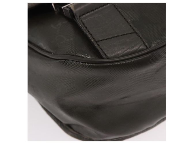 Borsa a tracolla GUCCI GG Implementation PVC Khaki Silver 201732 Auth BA13574 Argento Cachi - vista 10