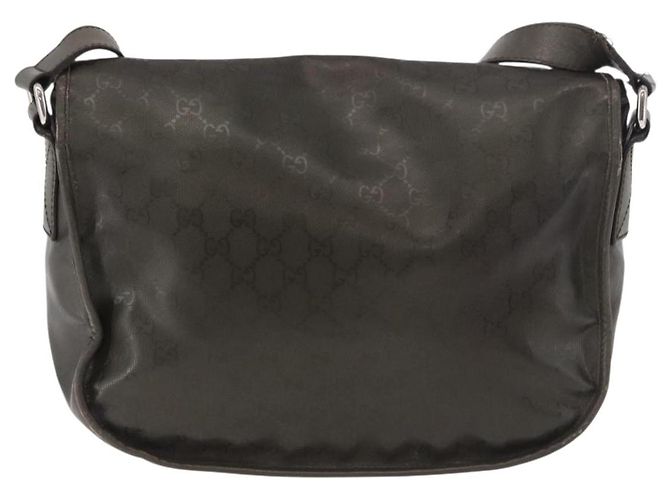 Borsa a tracolla GUCCI GG Implementation PVC Khaki Silver 201732 Auth BA13574 Argento Cachi - vista 3