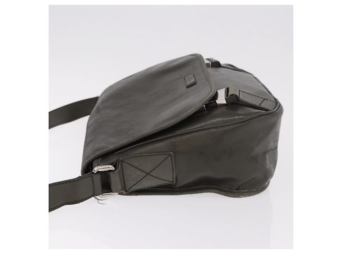 Borsa a tracolla GUCCI GG Implementation PVC Khaki Silver 201732 Auth BA13574 Argento Cachi - vista 5