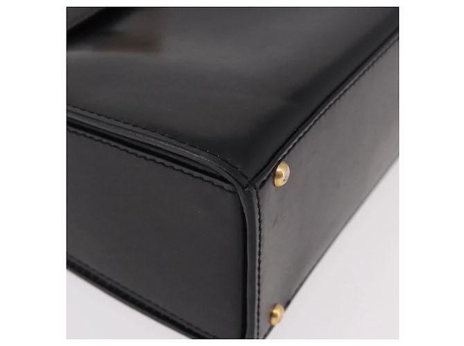 Céline Borsa CELINE in pelle nera e oro Autentica 188999A Nero D'oro - vista 10
