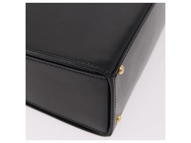Céline Borsa CELINE in pelle nera e oro Autentica 188999A Nero D'oro - vista 12