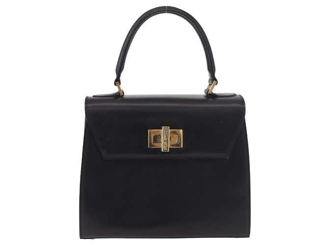 Céline Borsa CELINE in pelle nera e oro Autentica 188999A Nero D'oro - vista 2