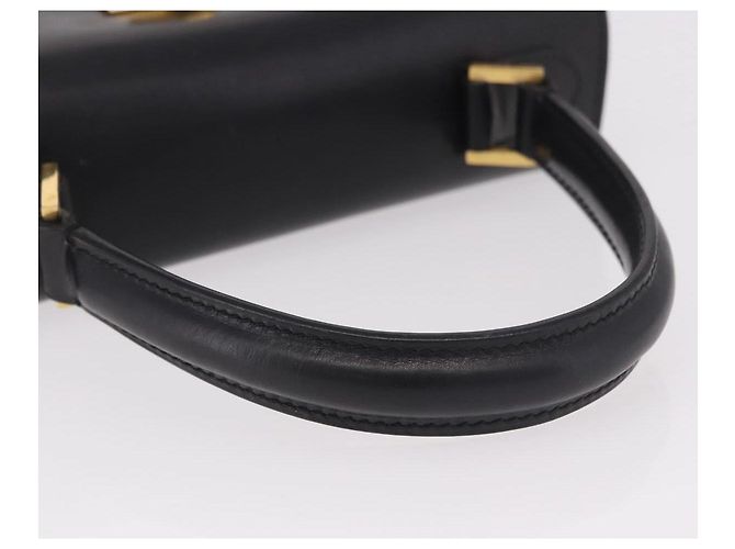 Céline Borsa CELINE in pelle nera e oro Autentica 188999A Nero D'oro - vista 7
