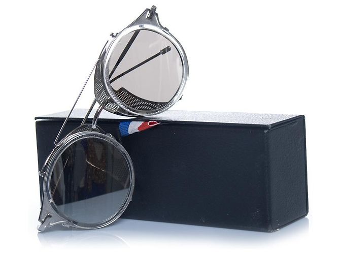 Gafas de sol Thom Browne, TB 804 GLD 52 Plata - vista 3