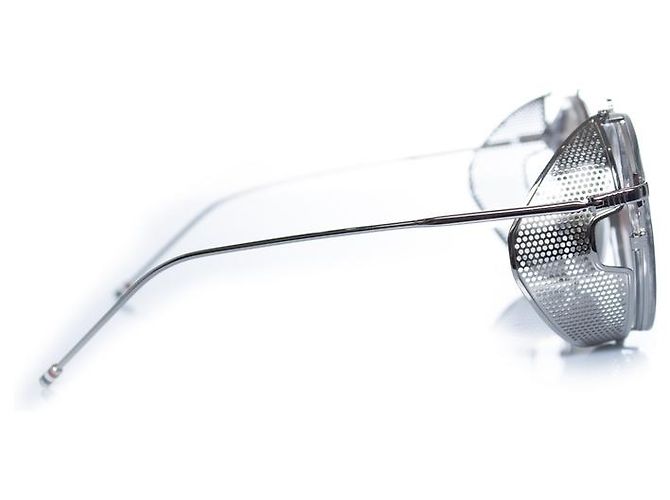 Gafas de sol Thom Browne, TB 804 GLD 52 Plata - vista 4
