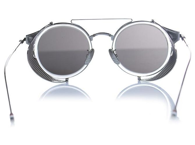 Gafas de sol Thom Browne, TB 804 GLD 52 Plata - vista 5