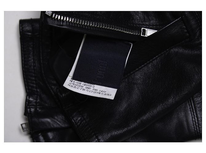 Autre Marque Juun-J, schwarze Lederhandschuhe - Ansicht 5