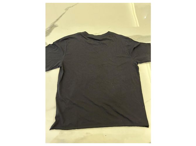 Saint Laurent T-Shirt schwarz mit YSL Logo US-Flagge - Ansicht 2