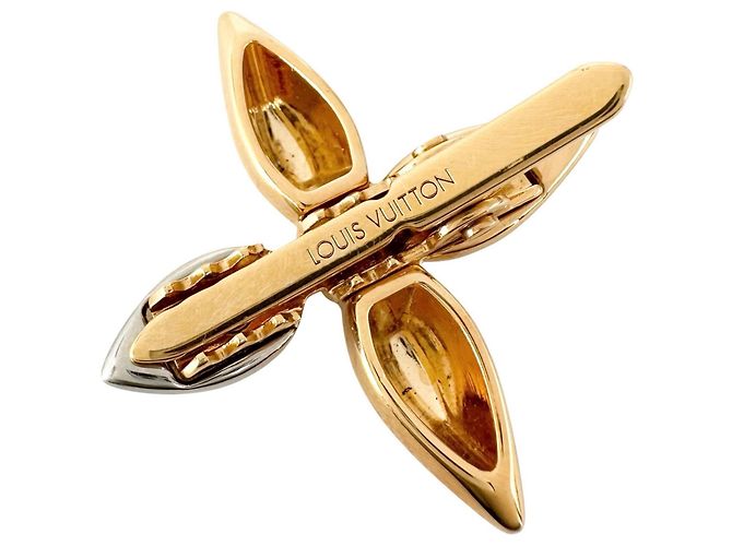 Louis Vuitton Louisette Barrette Argento D'oro - vista 2