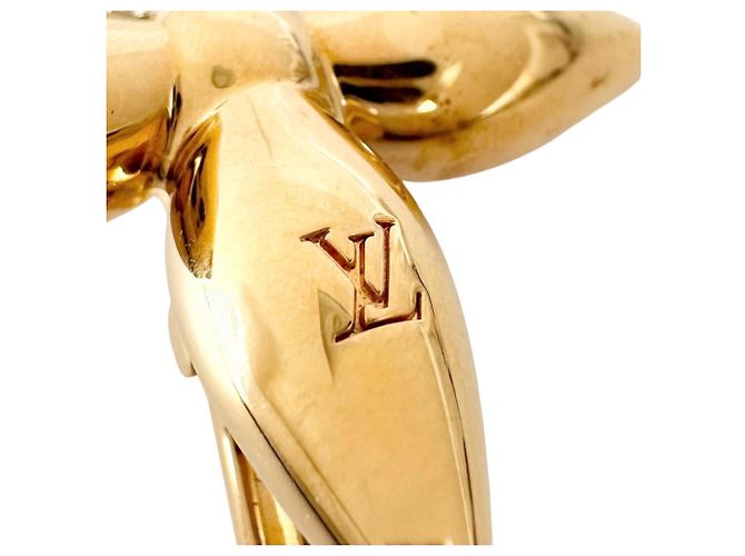 Louis Vuitton Louisette Barrette Argento D'oro - vista 4