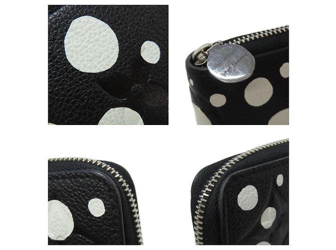 Louis Vuitton Zippy Wallet in Monogram Empreinte Schwarz Weiß - Ansicht 8
