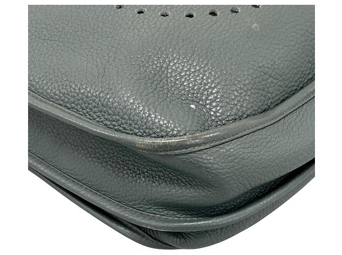 Hermès Borsa a tracolla Hermes Evelyne III TGM Marrone Blu - vista 7