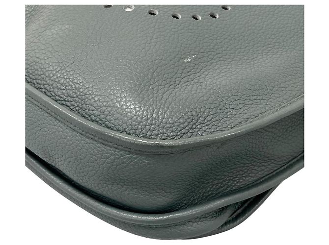 Hermès Borsa a tracolla Hermes Evelyne III TGM Marrone Blu - vista 8