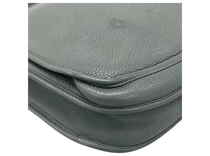 Hermès Borsa a tracolla Hermes Evelyne III TGM Marrone Blu - vista 9