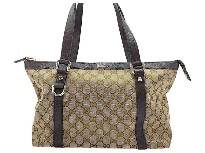 Borsa tote Gucci beige - vista 2