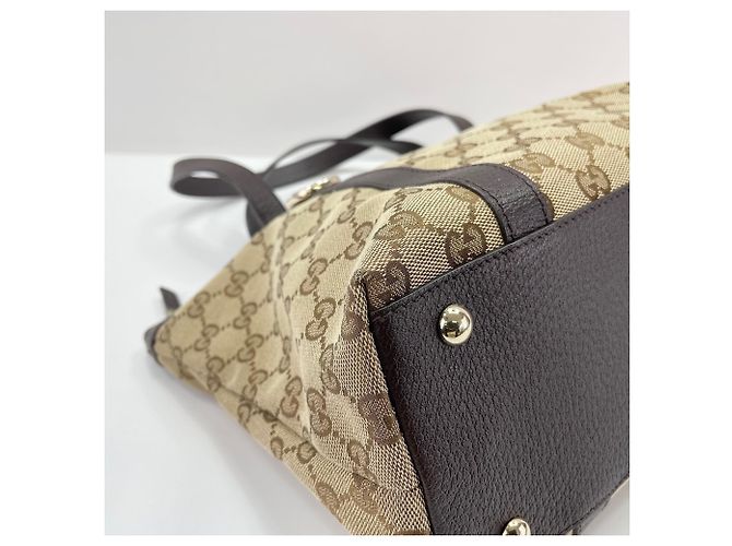 Borsa tote Gucci beige - vista 8