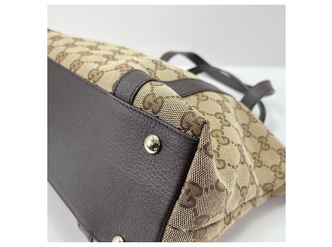 Borsa tote Gucci beige - vista 9