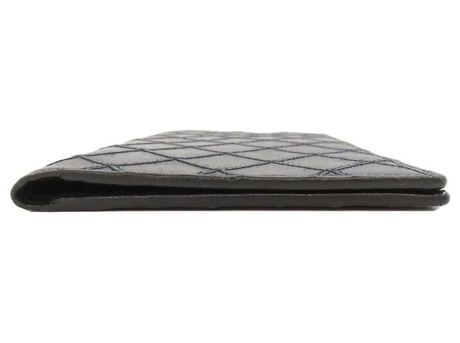 Cartera larga de piel de becerro Chanel Negro - vista 2