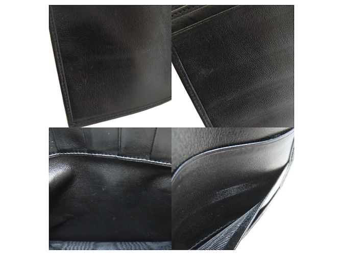Cartera larga de piel de becerro Chanel Negro - vista 6