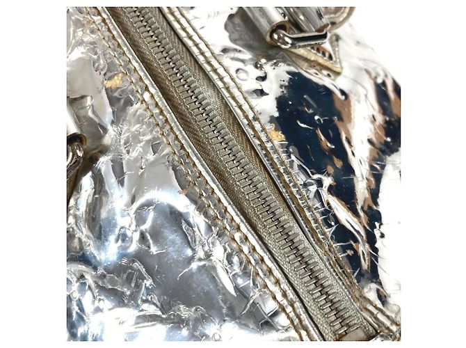 Borsa Louis Vuitton Miroir Speedy 35 Argento - vista 11