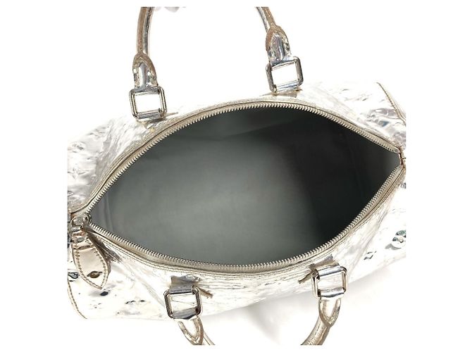 Borsa Louis Vuitton Miroir Speedy 35 Argento - vista 14