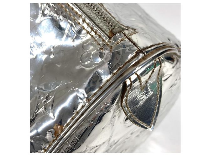 Borsa Louis Vuitton Miroir Speedy 35 Argento - vista 9