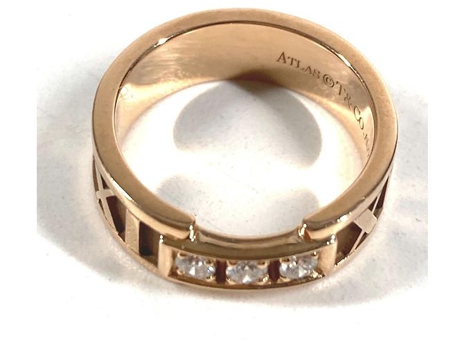 Anello Atlas in oro rosa 18K con diamanti Tiffany & Co. - vista 2