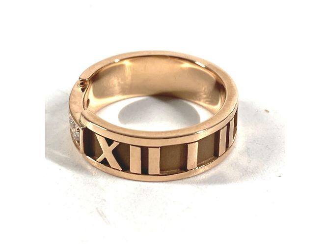 Anello Atlas in oro rosa 18K con diamanti Tiffany & Co. - vista 3