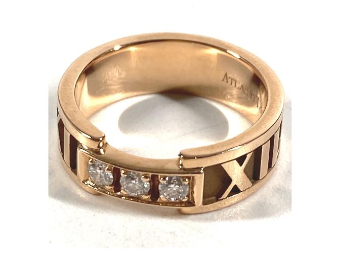 Anello Atlas in oro rosa 18K con diamanti Tiffany & Co. - vista 7