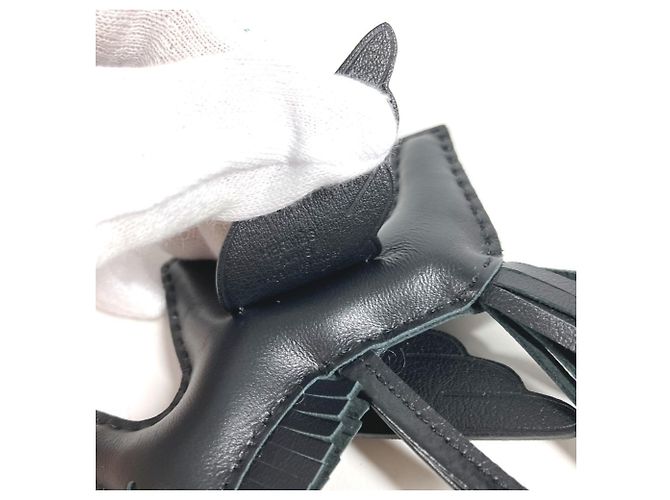 Hermès Portachiavi Cavallo Hermes - Cheval Rodeo Pegasus PM Nero - vista 10