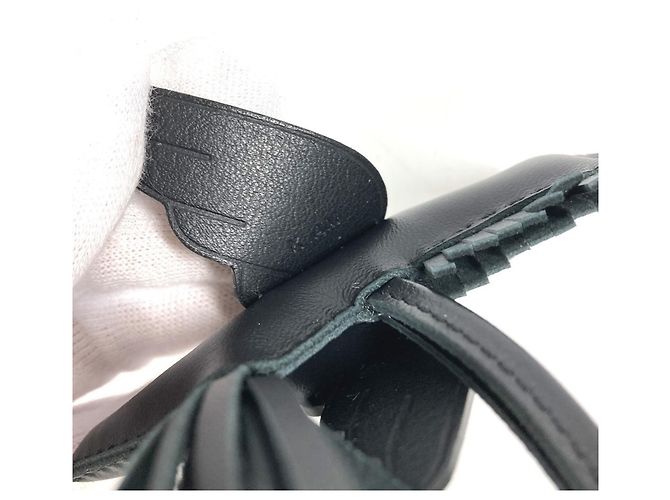 Hermès Portachiavi Cavallo Hermes - Cheval Rodeo Pegasus PM Nero - vista 9