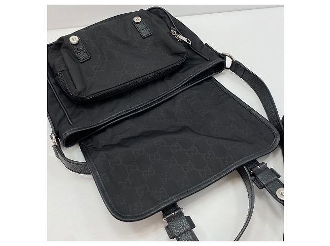 Borsa a tracolla nera Gucci Nero - vista 11