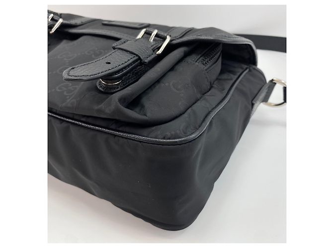 Borsa a tracolla nera Gucci Nero - vista 8