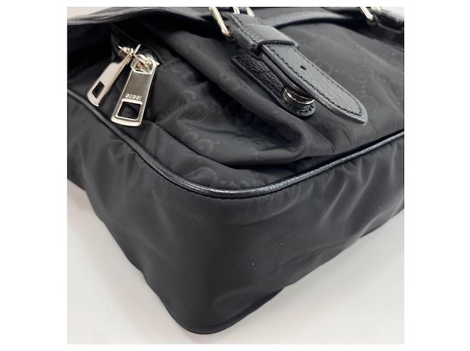 Borsa a tracolla nera Gucci Nero - vista 9