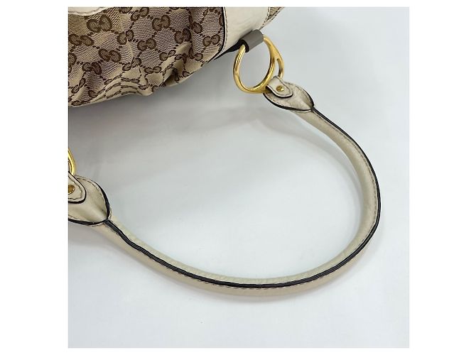 Borsa Tote Gucci Interlocking G Beige - vista 12