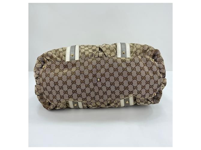 Borsa Tote Gucci Interlocking G Beige - vista 7