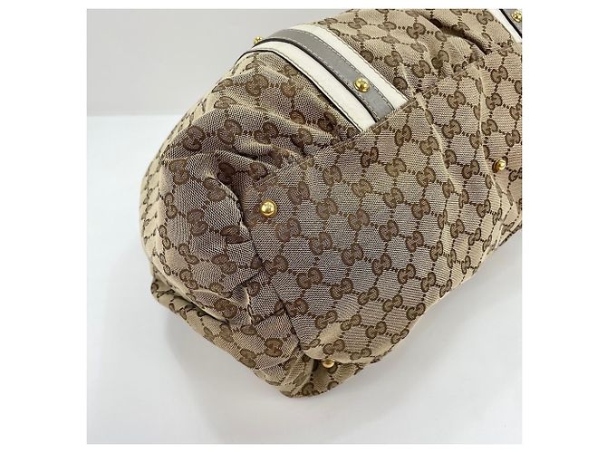 Borsa Tote Gucci Interlocking G Beige - vista 9
