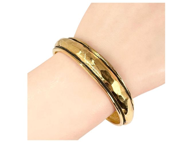 Timeless Bracciale rigido Chanel placcato oro D'oro - vista 4