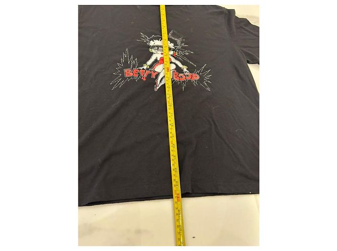 Saint Laurent T-shirt preto Betty Boop - vista 4