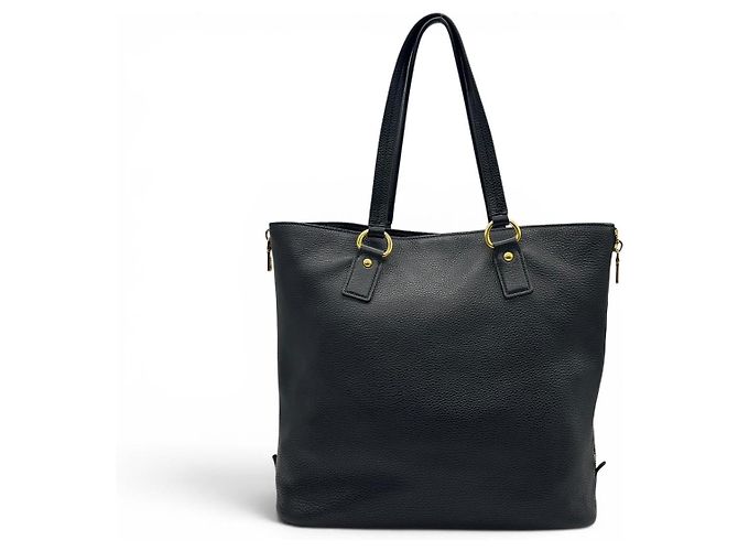 Tote Prada Tasche aus schwarzem Leder - Ansicht 4