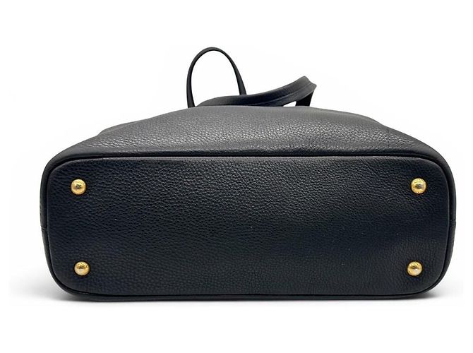 Tote Prada Tasche aus schwarzem Leder - Ansicht 5