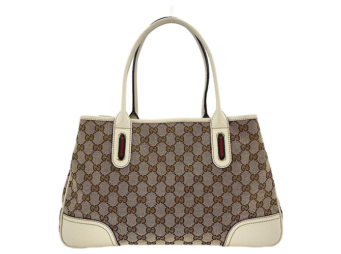 Borsa a Spalla Gucci Princy Beige - vista 3