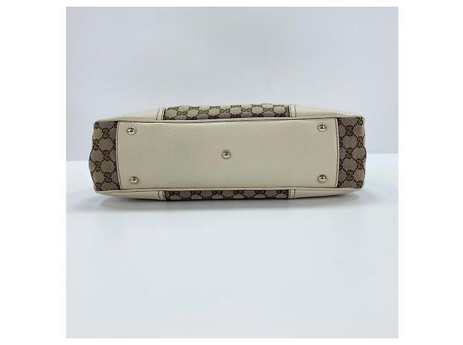 Borsa a Spalla Gucci Princy Beige - vista 7