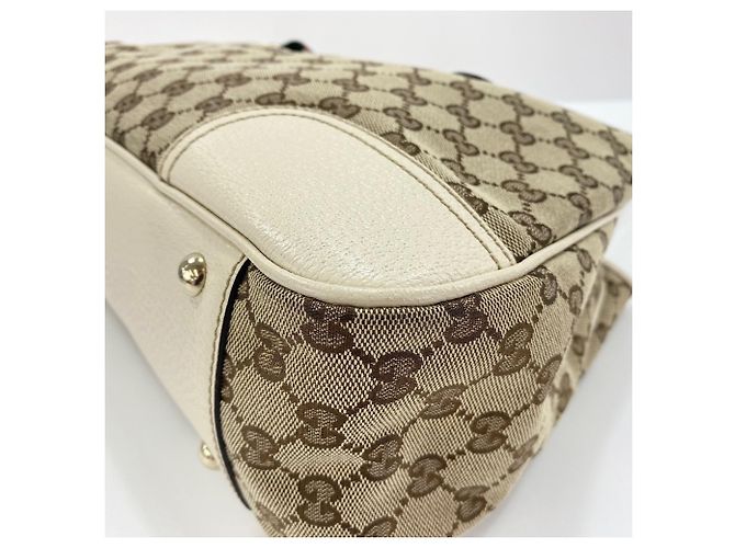 Borsa a Spalla Gucci Princy Beige - vista 9