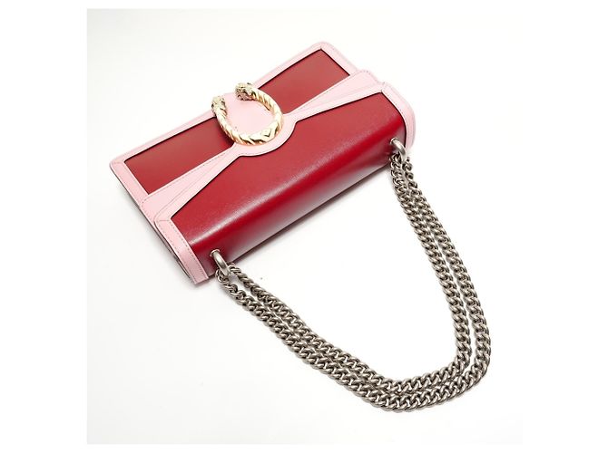 Borsa a Spalla Gucci Dionysus Bicolor Rossa Rosso - vista 8