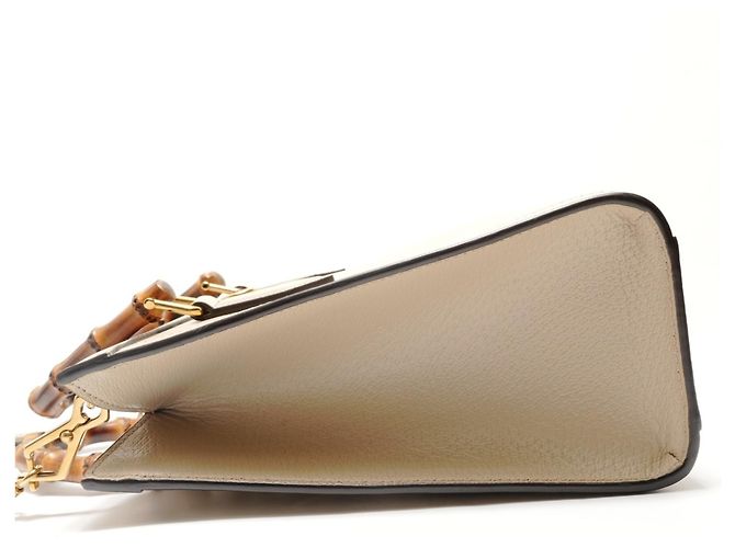 Borsa 2-Way Diana in bambù Gucci, beige - vista 3