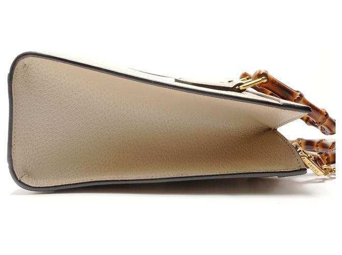 Borsa 2-Way Diana in bambù Gucci, beige - vista 4