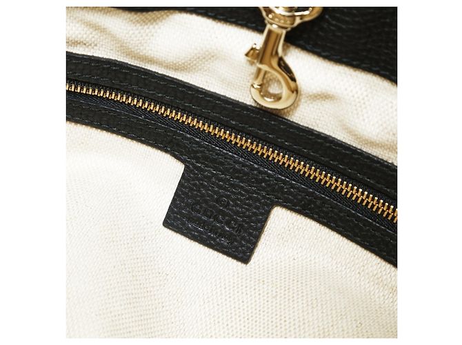 Borsa a tracolla con catena in pelle Gucci Soho Nero - vista 10
