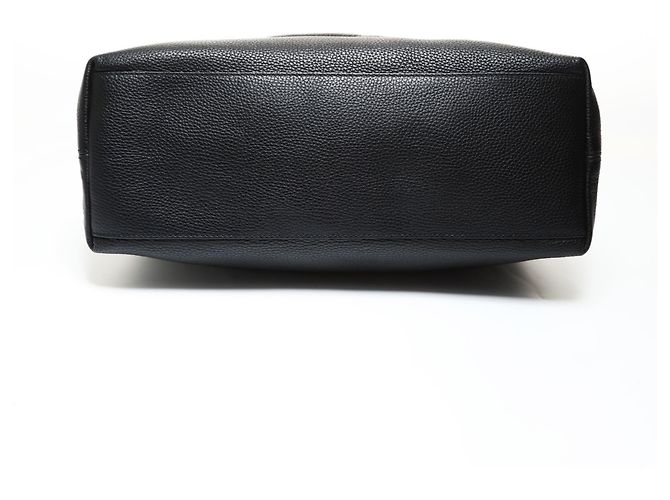 Borsa a tracolla con catena in pelle Gucci Soho Nero - vista 7